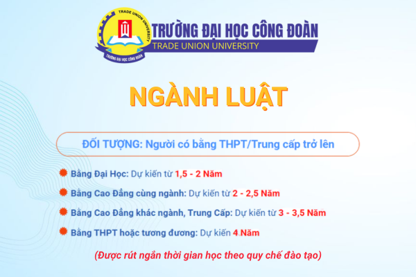 truong-dai-cong-doan-tuyen-sinh-nganh-luat-he-tu-xa